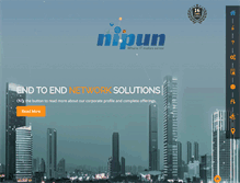 Tablet Screenshot of nipun.net